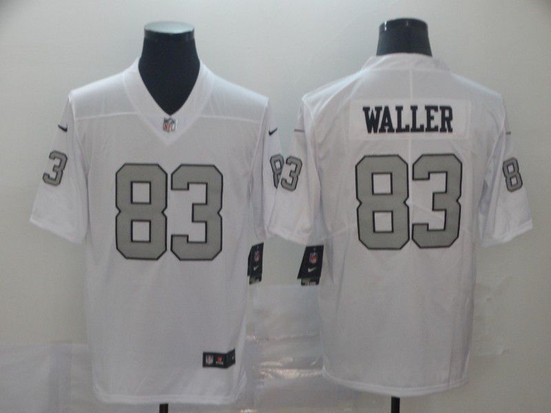 Men Oakland Raiders #83 Waller White Nike Vapor Untouchable Limited Player NFL Jerseys->youth nfl jersey->Youth Jersey
